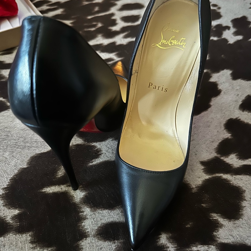 Christian Louboutin black So Kate 120 size 37